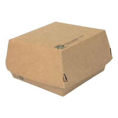 Burger-Boxen »pure 100% fair«, 80 Stück braun, Papstar, 12.5x7x12.5 cm