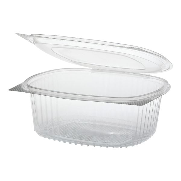 Papstar Feinkost- und Salatschalen mit Klappdeckel 1000 ml, 50 Stück transparent, 18.4x6.6x15.8 cm Image
