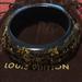 Louis Vuitton Jewelry | Authentic Louis Vuitton Resin Swarovski Bracelet | Color: Black | Size: 7 In