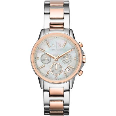 Armani Exchange - Chronograph Edelstahl Damenuhren Damen