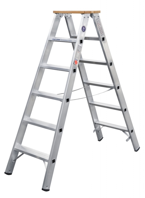 Iller Leiter ILLER-LEITER Stufenstehleiter beidseit. 51705 Image
