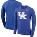 Men's Nike Royal Kentucky Wildcats Big & Tall Primary Logo Legend Performance Long Sleeve T-Shirt