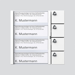 Siedle&Söhne Tasten-Modul TM 612-4 W 200035525-00 Image