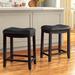 Lark Manor™ Arehart Counter & Bar Stool Wood in Black | 24 H x 18.13 W x 13 D in | Wayfair 44B30561F8984B1182DE957F35106941