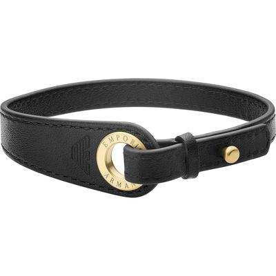 Emporio Armani - Armband Edelstahl, Leder Herrenschmuck Herren