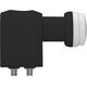 TechniSat Universal-Twin-LNB Black Edition (Wetterschutz, UHD, 4k, Full HD, 3D, Premium-Qualität, 40mm), schwarz