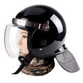 Tactical Airsoft Anti Riot Helmet, with Clear Visor Steel Wire Mesh Mask,Paintball SWAT Protective Equipment,A