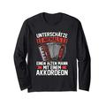 Akkordeon Ziehharmonika Harmonika Musik Akkordeonspieler Langarmshirt