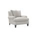 Armchair - Bernhardt Isabella 41" Wide Armchair Polyester/Fabric in Black/Brown/Gray | 34.5 H x 41 W x 39 D in | Wayfair P4612B