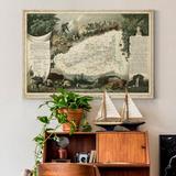 World Menagerie 'Atlas Nationale Illustre V' - Painting Print on Canvas Canvas, Solid Wood | 27 H x 18 W x 1 D in | Wayfair