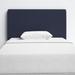 Joss & Main Lea Panel Headboard Upholstered/Metal/Polyester in Black | 51 H x 56 W x 4 D in | Wayfair RDBS8200 33342033