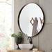 AllModern Lansing Accent Mirror Wood in Yellow | 36 H x 36 W x 2 D in | Wayfair 7240AAF31C0047C6A20E30A37854C241