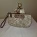 Coach Bags | Coach Large Wristlet | Color: Cream/Tan | Size: Os