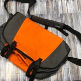 Nike Bags | Nike Messenger Bag - Large Orange And Gray | Color: Gray/Orange | Size: 11 X 19