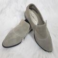 Free People Shoes | Free People New Brady Suede Slip-On Loafer | Color: Gray/Tan | Size: 5