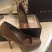 Gucci Shoes | Gucci Pumps | Color: Brown | Size: 8.5