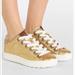 Coach Shoes | Coach Golden Sneakers | Color: Gold/White | Size: 6