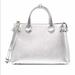Burberry Bags | Gorgeous Brand New Silver Burberry Banner Bag | Color: Silver | Size: Medium