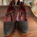 Coach Shoes | Coach Marjorie Black Suede T Strap Heels | Color: Black | Size: 7.5