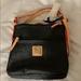 Dooney & Bourke Bags | Dooney & Bourke Small Letter Carrier Crossbody Bag | Color: Black/Gold | Size: Small