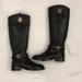 Tory Burch Shoes | Eeuc Tory Burch Black Riding Boots | Color: Black | Size: 7.5