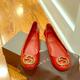 Gucci Shoes | Gucci Flats Shoes | Color: Red | Size: 6.5