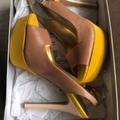 Jessica Simpson Shoes | Jessica Simpson Platforms Shoes | Color: Tan/Yellow | Size: 7.5