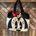 Disney Bags | Minnie Mickey Canvas Tote | Color: Black/Red | Size: Os