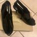 Burberry Shoes | Burberry Black Patent Leather Slingbacks | Color: Black | Size: 10