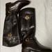 Tory Burch Shoes | New Tory Burch Riding Boots | Color: Brown/Gold | Size: 7