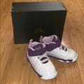 Nike Shoes | Girls Toddler Jordan Jumpman Team Ii Shoes | Color: Purple/White | Size: 8g