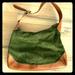 J. Crew Bags | J. Crew Green Suede Shoulder Bag | Color: Brown/Green | Size: Os