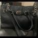 Michael Kors Bags | Michael Kors Satchel | Color: Black/Silver | Size: Os