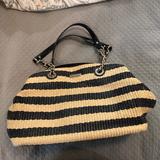 Kate Spade Bags | Kate Spade Striped Shoulder Bag | Color: Black/Tan | Size: Os