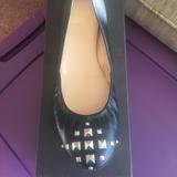 J. Crew Shoes | J Crew Cece Pyramid Studded Ballet Flats | Color: Black | Size: 9.5