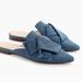 J. Crew Shoes | J. Crew Maria Slides Denim 8.5m | Color: Blue | Size: 8.5