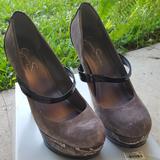 Jessica Simpson Shoes | Jessica Simpson Js- Cheetah Heels | Color: Black/Gray | Size: 8.5