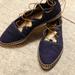 Tory Burch Shoes | New Tory Burch Sonoma Gille Espadrille Canvas | Color: Blue/Tan | Size: 7