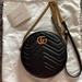Gucci Bags | Gucci Bag - Gg Marmont Mini Round Shoulder Bag | Color: Black | Size: Os