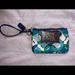 Coach Bags | Coach Poppy Wristlet In Blue/Green | Color: Blue/Green | Size: Os