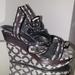 Coach Shoes | Coach Maralee Black Wedges Size 8.5 | Color: Black/Gray | Size: 8.5