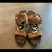 Michael Kors Shoes | Michael Michael Kors Tan Leather Wedge Pump Sz 8m | Color: Tan | Size: 8