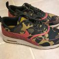 Nike Shoes | Camo Nike Air Tennis Shoes | Color: Green/Pink | Size: 7