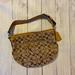 Coach Bags | Genuine Coach #F13114 Tan Jacquard Hobo Bag Tan | Color: Tan | Size: 11"X10"X3