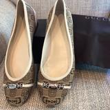 Gucci Shoes | Gucci Flats- Size 38- New W/ Box | Color: Brown | Size: 8