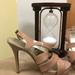 Jessica Simpson Shoes | Jessica Simpson Platform Strappy Heels | Color: Tan | Size: 9