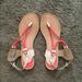 Coach Shoes | Coach Cassandra Sandals | Color: Orange/Tan | Size: 7.5