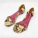 Kate Spade Shoes | Kate Spade | Snakeskin Leather Sandals | Color: Brown/Cream | Size: 6