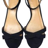 J. Crew Shoes | Jcrew Black Suede Wedges | Color: Black | Size: 6