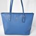 Coach Bags | Nwot Coach Crossgrain Blue Tote | Color: Blue | Size: Os